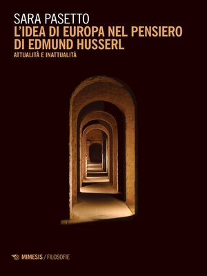 cover image of L'idea di europa nel pensiero di Edmund Husserl